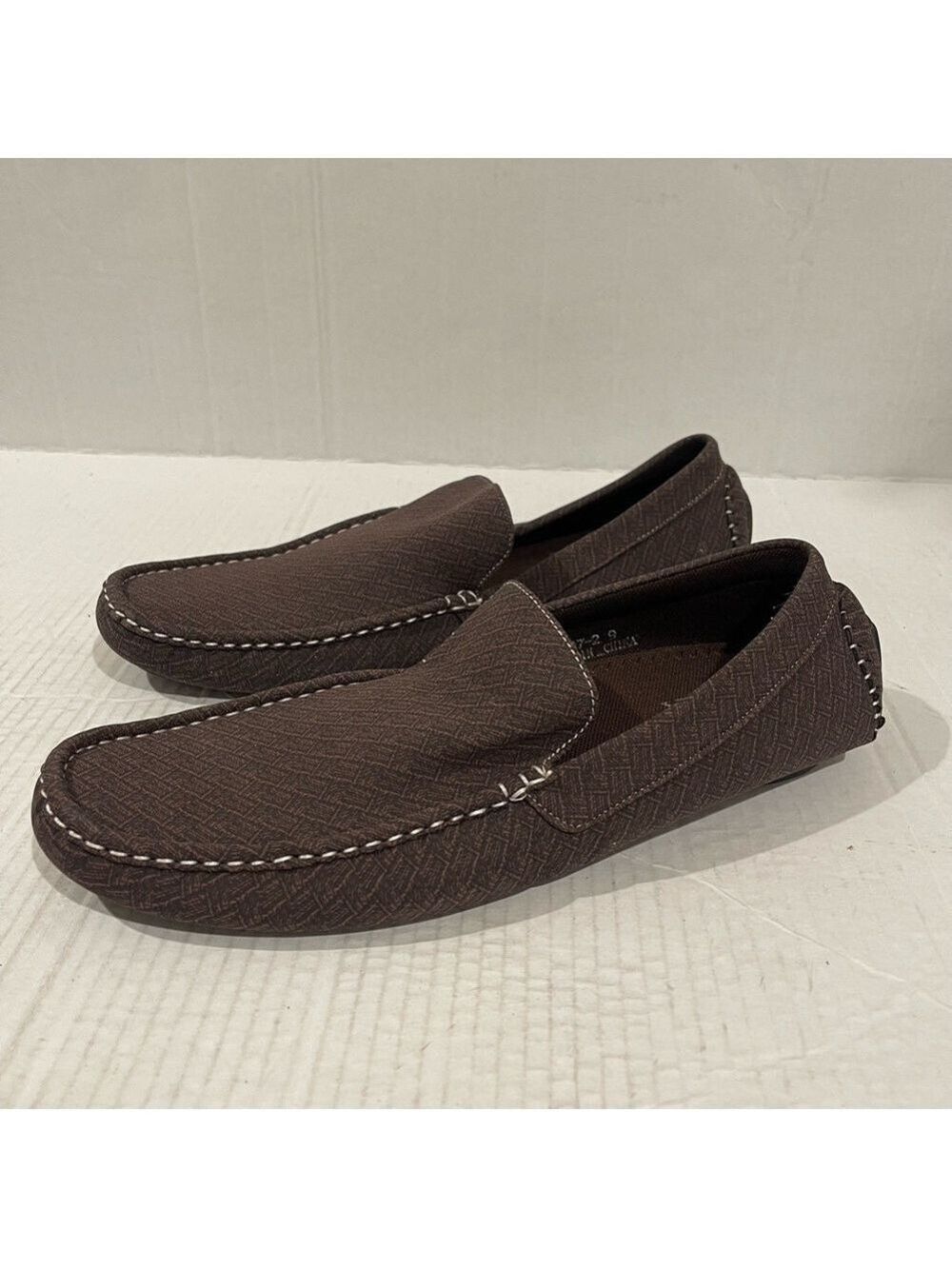 Men’s Chuxx Brown Faux Suede Slip On Loafers Size 9 US!